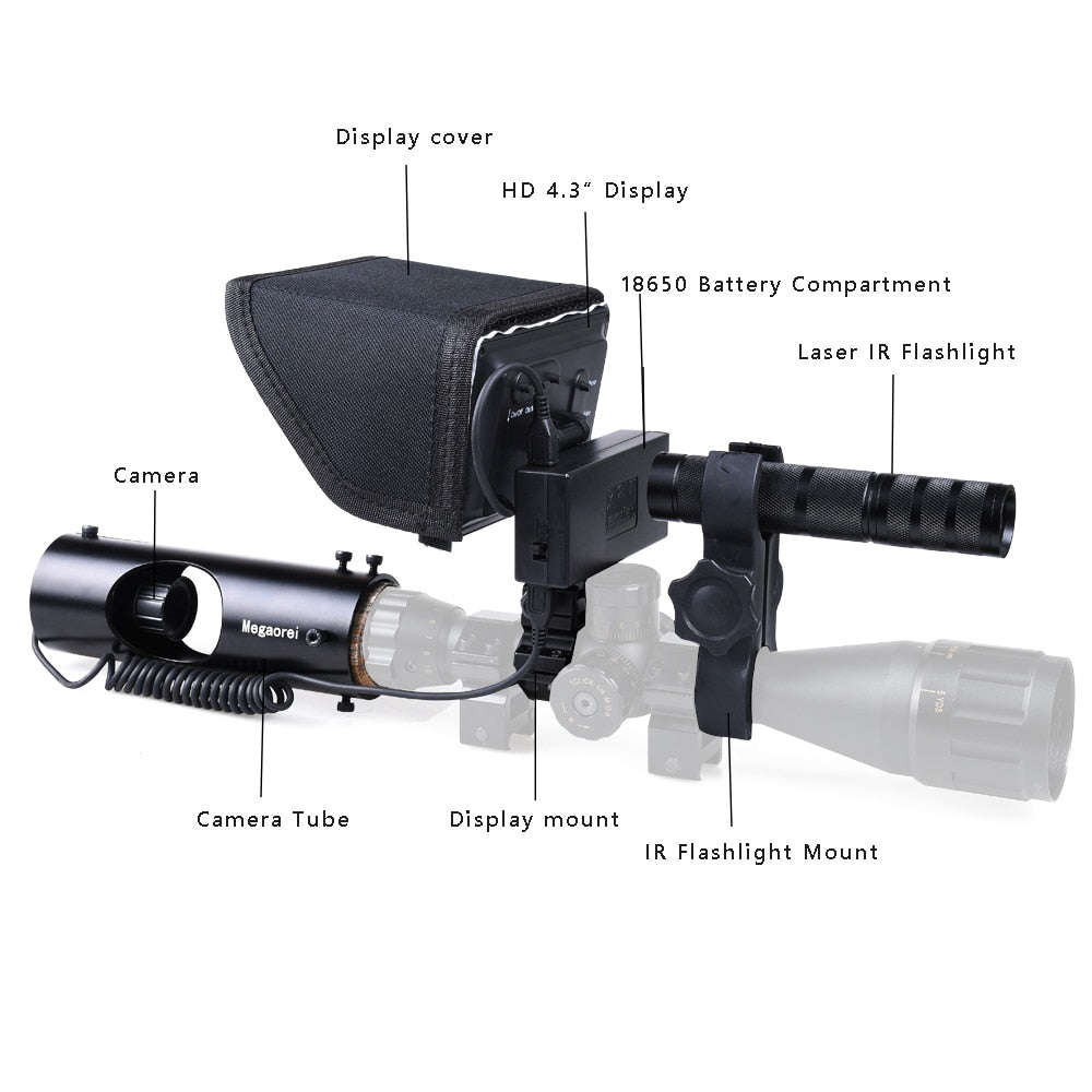 Infrared Night Vision Device with Video/Image Recording