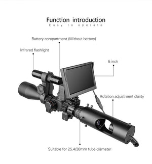 Falconsight™ 850nm Infrared Night Vision Scope Attachment with Video/Photo Recording